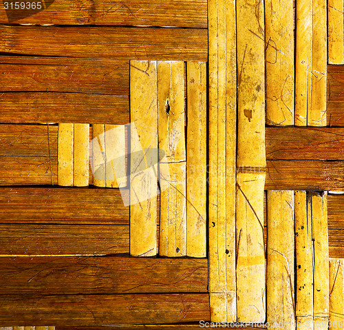 Image of   abstract cross bamboo y asia and south china sea