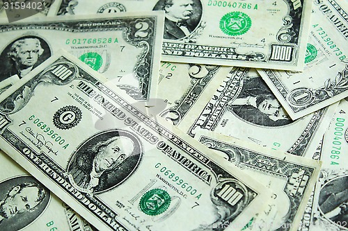 Image of background from dollar banknotes