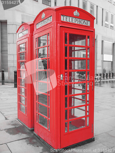 Image of London telephone box