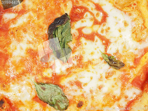 Image of Margherita pizza background