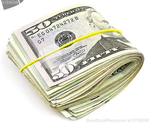 Image of Folded dollars 