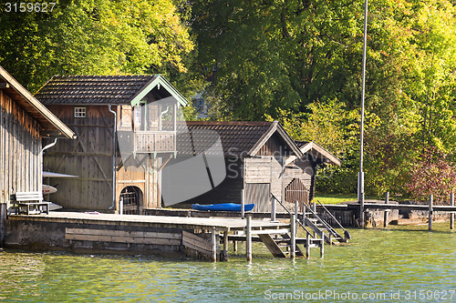 Image of Lakeside lake Starnberg