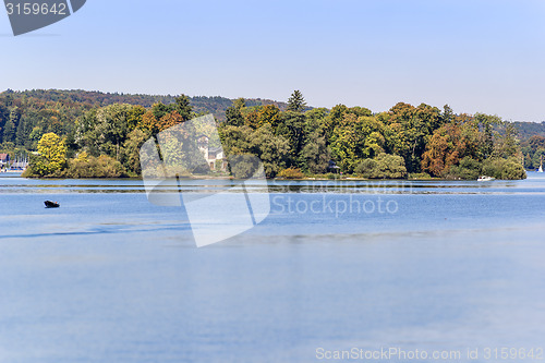 Image of Rose Island on Lake Starnberg