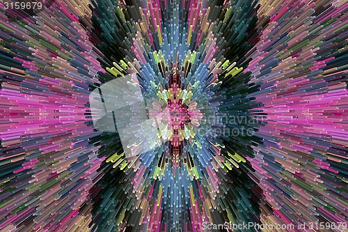 Image of very bright and motley abstraction