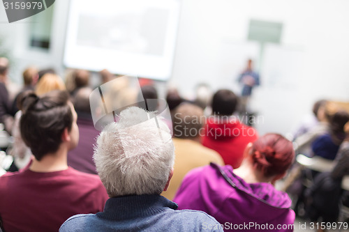 Image of Audience in the lecture hall.