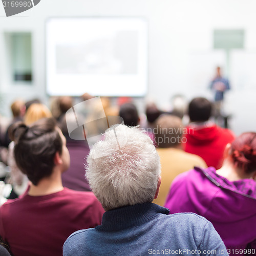 Image of Audience in the lecture hall.