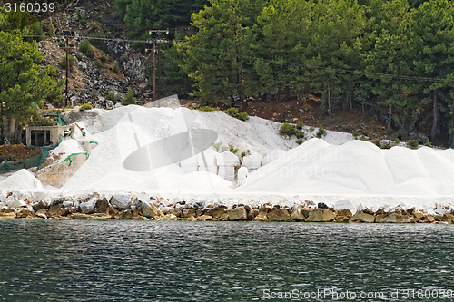Image of Thassos white marble quarry