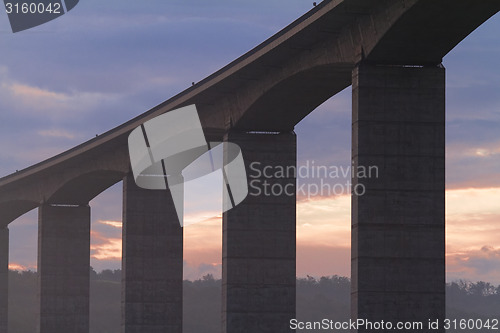 Image of Large highway viaduct ( Hungary)