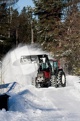 Image of snow cleaning