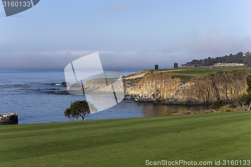 Image of Pebble beach golf course, California, usa