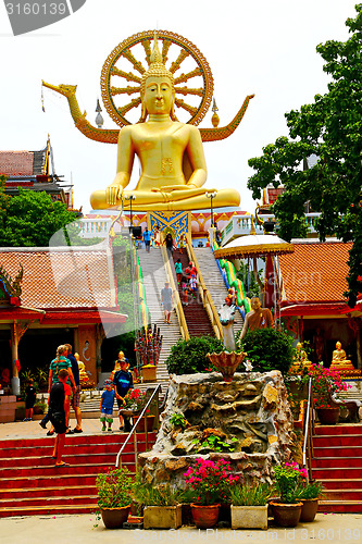 Image of siddharta   in the temple bangkok asia   thailand people