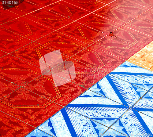 Image of asia in  thailand kho samui  abstract cross texture 