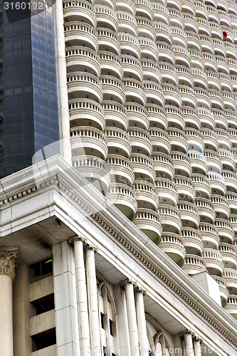 Image of  bangkok terrace  thailand  in    abstract  the     skyscraper