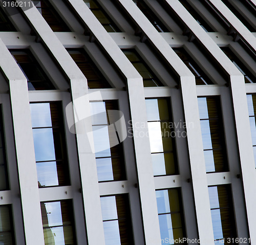 Image of bangkok  thailand reflex of some gray  glass