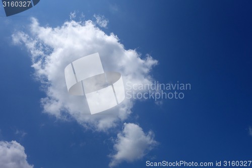 Image of Blue sky with cloud 