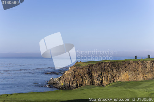 Image of Pebble beach golf course, California, usa