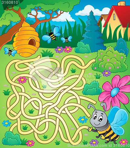 Image of Maze 4 with bee theme