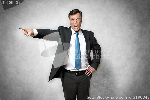 Image of Angry business man