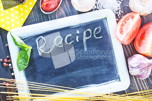 Image of board for recipe