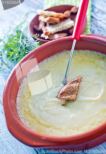 Image of cheese fondue