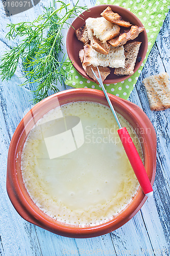 Image of cheese fondue