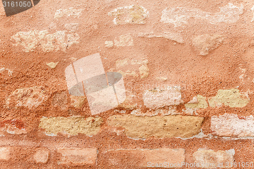 Image of Texture Of Ancient Brick Wall In Close Up