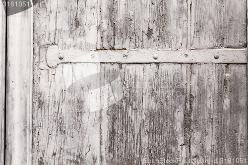 Image of Texture Of A Weathered Wooden Window Shutter