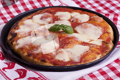 Image of Italian style pizza