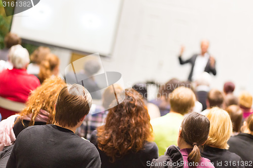 Image of Audience in the lecture hall.