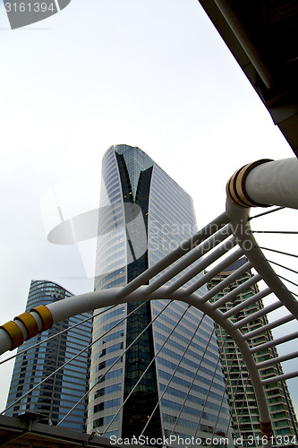 Image of  thailand  in bangkok   palaces     abstract    modern building 