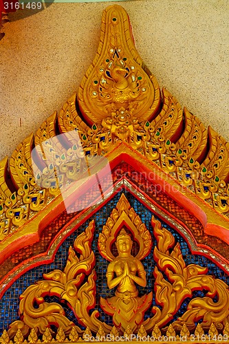 Image of kho samui bangkok in thailand incision of the buddha 