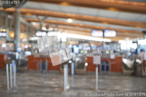 Image of Blur background of airport