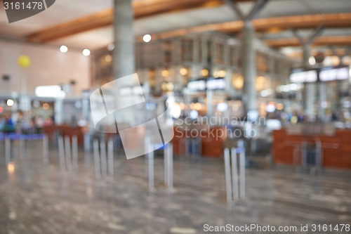 Image of Blur background of airport