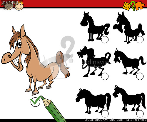 Image of education shadows game cartoon