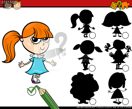 Image of education shadows game cartoon