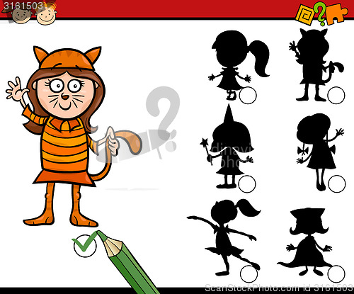 Image of education shadows game cartoon