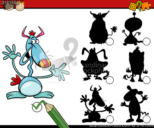 Image of education shadows game cartoon