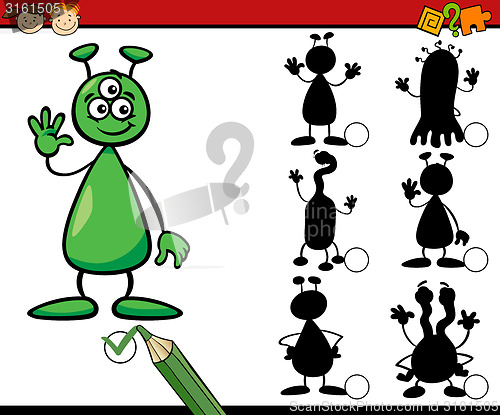 Image of education shadows game cartoon