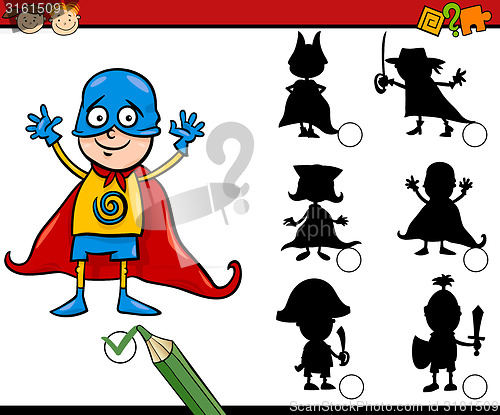 Image of education shadows game cartoon