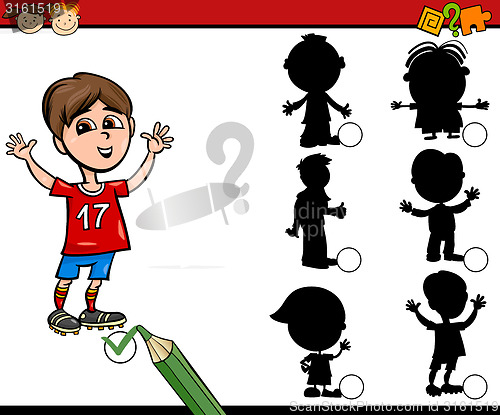 Image of education shadows game cartoon