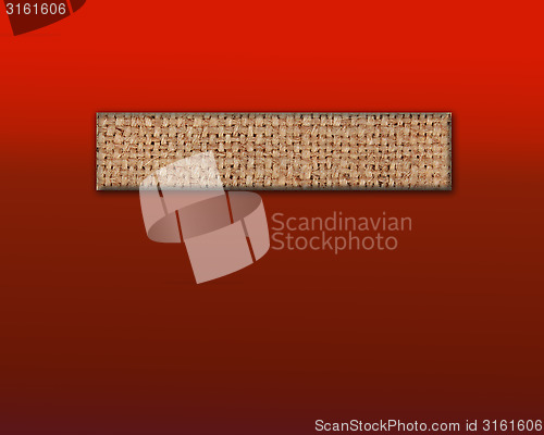 Image of red strip on the abstract claret background