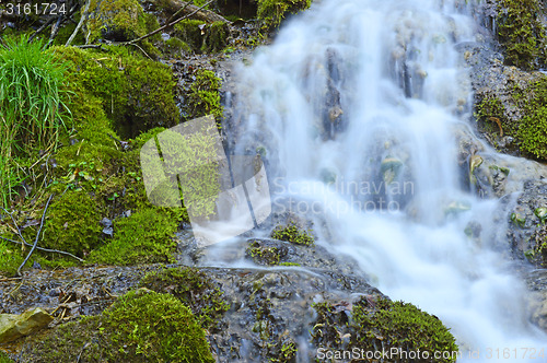 Image of Wild creek falling down a hill