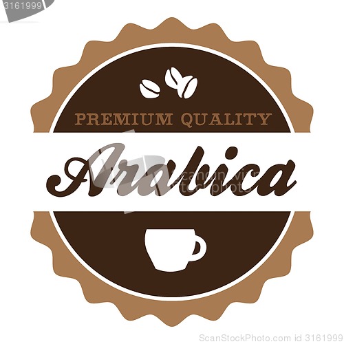 Image of Vintage Arabica Coffee Label