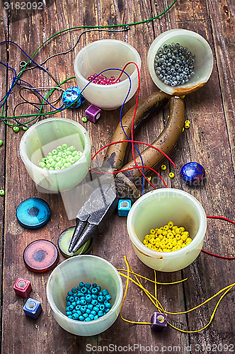 Image of crafts with beads