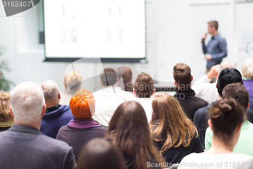 Image of Audience in the lecture hall.