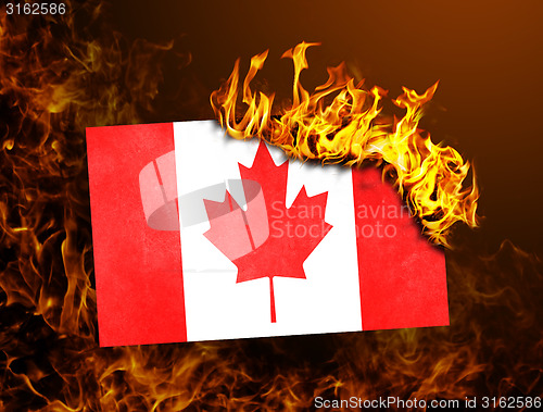 Image of Flag burning - Canada