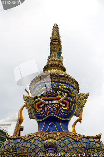 Image of demon in the temple bangkok asia   sky