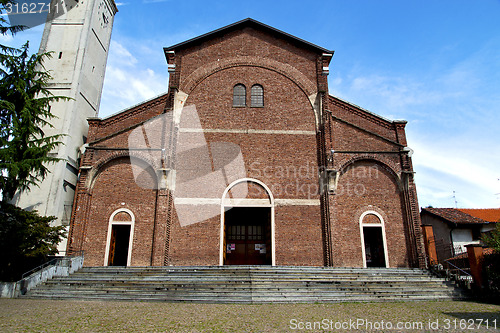 Image of cardano al campo in  the old   church  closed  