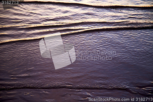 Image of in thailand water south  abstract of a   gold orange line