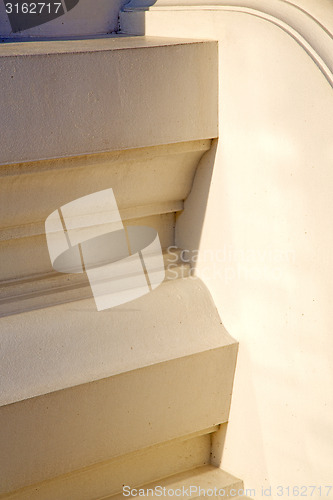 Image of thailand   temple     in the  concrete   brick 